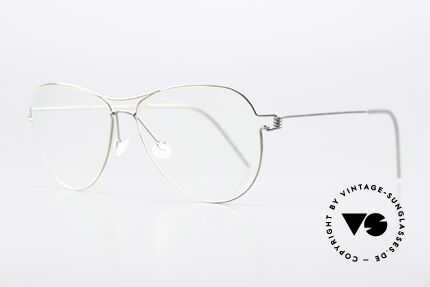 Lindberg Tilda Air Titan Rim Titanium Brille Unisex Silber, vielfach ausgezeichnet hinsichtlich Qualität und Design, Passend für Herren und Damen