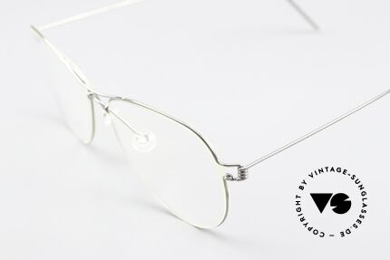 Lindberg Tilda Air Titan Rim Titanium Brille Unisex Silber, extrem stabile Fassung, flexibel & elastisch, und nur 3g, Passend für Herren und Damen