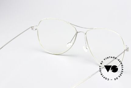 Lindberg Tilda Air Titan Rim Titanium Brille Unisex Silber, eleganter Rahmen ohne Schrauben, Nieten oder Lötungen, Passend für Herren und Damen