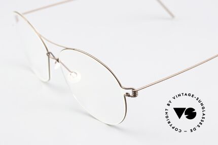 Lindberg Coco Air Titan Rim Titanium Fassung Für Damen, extrem stabile Fassung, flexibel & elastisch, und nur 3g, Passend für Damen