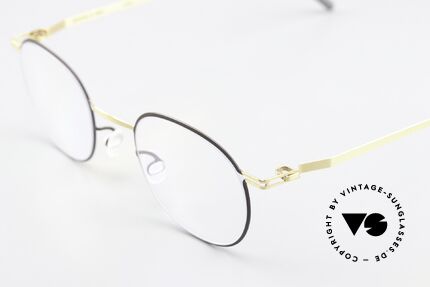 Mykita Einar Klassische Brille Gold Terra, wohlbekannte Spitzenqualität; handmade in Germany, Passend für Herren und Damen