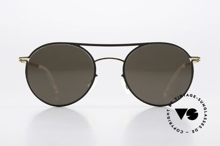 Mykita Tore Runde Sonnenbrille Gold Terra, runde Sonnenbrille LITE-Serie (2017-2018 gefertigt), Passend für Herren und Damen
