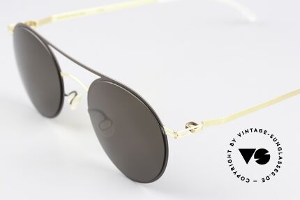 Mykita Tore Runde Sonnenbrille Gold Terra, wohlbekannte Spitzenqualität; handmade in Germany, Passend für Herren und Damen