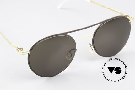 Mykita Tore Runde Sonnenbrille Gold Terra, ungetragenes Modell mit original Mykita Verpackung, Passend für Herren und Damen