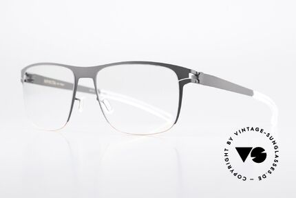 Mykita Edu Herrenbrille Basalt Neon Orange, color 202 = "Basalt/Neon Orange" (ein Herrenmodell), Passend für Herren
