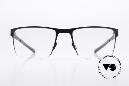 Mykita Monty Eckige Herrenbrille Schwarz, eckige Fassung der NO1 Collection (2014 gefertigt), Passend für Herren