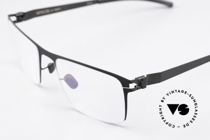 Mykita Monty Eckige Herrenbrille Schwarz, wohlbekannte Spitzenqualität; handmade in Germany, Passend für Herren