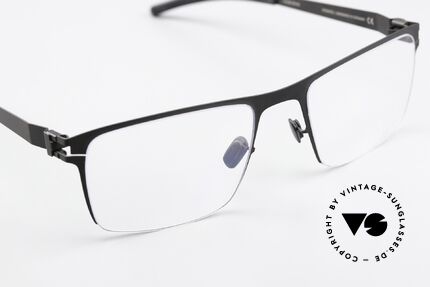 Mykita Monty Eckige Herrenbrille Schwarz, ungetragenes Modell mit original Mykita Verpackung, Passend für Herren