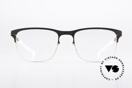 Mykita Desmond Eckige Brille In Gold Terra, eckige Brille Decades-Kollektion; 2017-2019 gefertigt, Passend für Herren