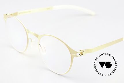 Mykita Lior Pantobrille Gold Glänzend, wohlbekannte Spitzenqualität; handmade in Germany, Passend für Herren und Damen