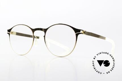 Mykita Lior Pantobrille Gold Glänzend, col. 013 = "Glossy Gold", Damenbrille & Herrenbrille, Passend für Herren und Damen