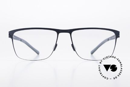 Mykita Pawel Eckige Herrenbrille Navy Blue, eckige Fassung der NO1 Collection (2016 gefertigt), Passend für Herren