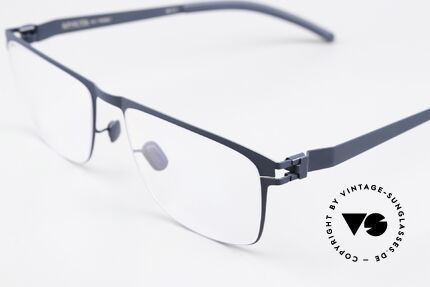 Mykita Pawel Eckige Herrenbrille Navy Blue, wohlbekannte Spitzenqualität; handmade in Germany, Passend für Herren