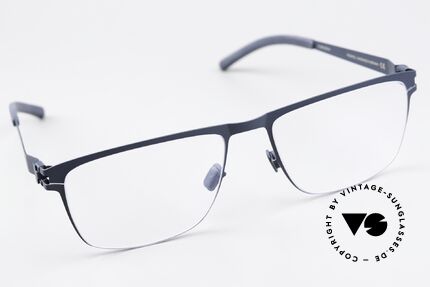 Mykita Pawel Eckige Herrenbrille Navy Blue, ungetragenes Modell mit original Mykita Verpackung, Passend für Herren