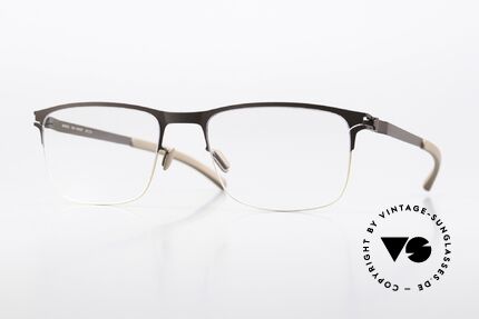 Mykita Vincent Herrenbrille Gold Dunkelbraun Details