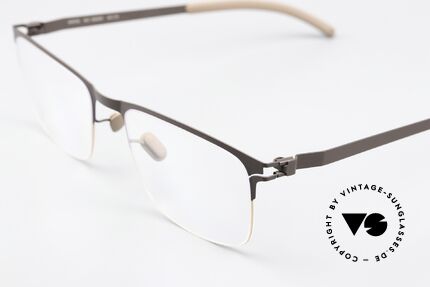 Mykita Vincent Herrenbrille Gold Dunkelbraun, wohlbekannte Spitzenqualität; handmade in Germany, Passend für Herren