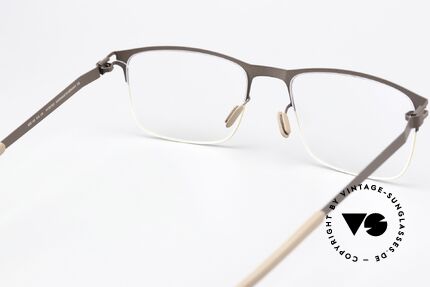 Mykita Vincent Herrenbrille Gold Dunkelbraun, die Fassung ist beliebig verglasbar (optisch / Sonne), Passend für Herren