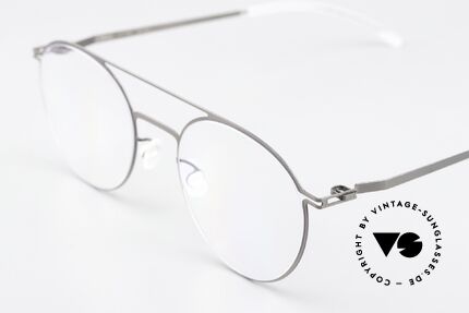 Mykita Kjell Runde Brille Shiny Graphite, wohlbekannte Spitzenqualität; handmade in Germany, Passend für Herren und Damen