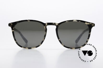 Mykita Aluki Designersonnenbrille Eckig, Farbe 942 = Antigua/Champagne Gold Mirror Black, Passend für Herren und Damen