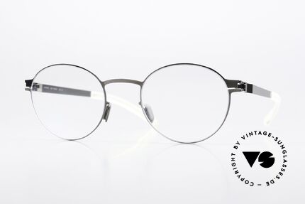 Mykita Peach Pantobrille Shiny Graphite Details