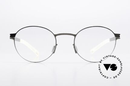 Mykita Peach Pantobrille Shiny Graphite, Panto-Fassung der NO1 Collection (von 2017 - 2019), Passend für Herren und Damen