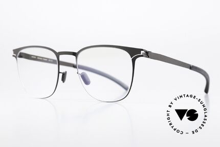 Mykita Thabani Eckige Brille Schwarz Unisex, Farbe "Black": ein zeitloses Modell, Damen & Herren, Passend für Herren und Damen