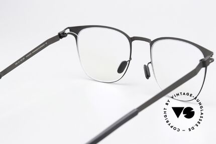 Mykita Thabani Eckige Brille Schwarz Unisex, die Fassung ist beliebig verglasbar (optisch / Sonne), Passend für Herren und Damen
