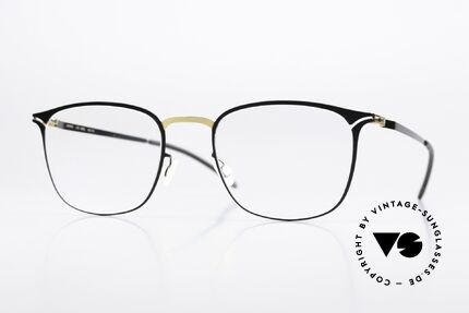 Mykita Aksel Damenbrille Schwarz Gold Details