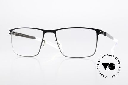 Mykita Thomas Eckige Herrenbrille Metall Details