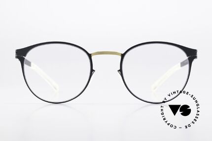 Mykita Giorgio Panto Damenbrille Gold Indigo, Brille der Decades-Kollektion (2017 - 2018 gefertigt), Passend für Damen