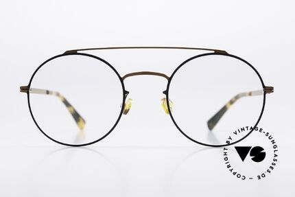 Mykita Anyu Designerbrille Bronze Plum, runde Brille der LITE-Kollektion; 2018-2019 gefertigt, Passend für Damen