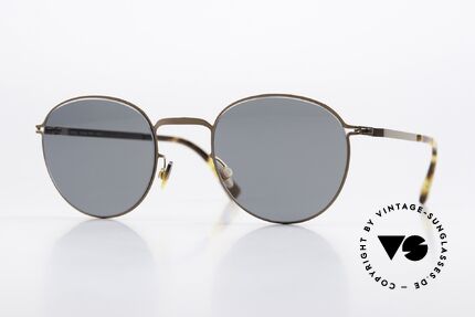 Mykita Jonte Sonnenbrille Panto Kupfer Details