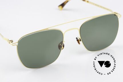Mykita Torge Klassische Sonnenbrille Gold, ungetragenes Modell mit original Mykita Verpackung, Passend für Herren und Damen
