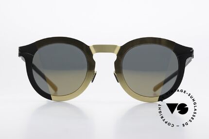Mykita Studio 2.2 Experimentelles Designprojekt, Damenbrille, Color 056: Gold/Black Pamir 2 Gold, Passend für Damen