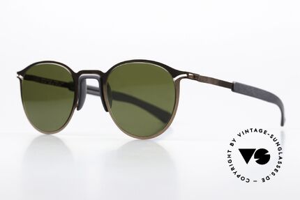 Mykita Mylon Tulip Copper Pitch Black Hollygreen, 'made in Germany' Designer-Brille für Kenner, Passend für Herren und Damen