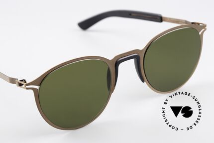 Mykita Mylon Tulip Copper Pitch Black Hollygreen, ungetragene vintage Sonnenbrille von 2016/17, Passend für Herren und Damen