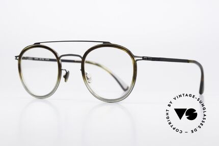 Mykita Olli Designerbrille Herren Damen, eleganter Color Code 952 = Shiny Graphite/ Santiago, Passend für Herren und Damen