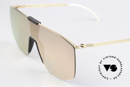 Mykita Mylon Yarrow Panorama Sonnenbrille Shield, Brillenliebhaber wissen um das Mylon Konzept, Passend für Herren und Damen
