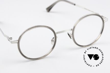 Mykita Eetu Runde Pantobrille Grau Silber, ungetragenes Modell von 2017, mit orig. Verpackung, Passend für Herren und Damen