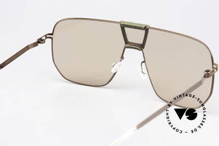 Mykita Mylon Cayenne XLarge Panorama Sonnenbrille, leichte und komfortable Sonnenbrille von 2015, Passend für Herren und Damen