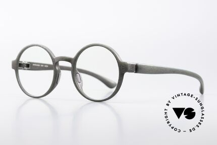 Mykita Mylon Yoshy Runde Pantobrille Unisex, col. 308 Storm Grey: wirkt live eher grün-grau, Passend für Herren und Damen