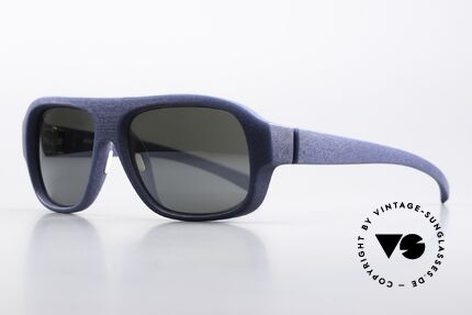 Mykita Mylon Titan Leicht Verspiegelte Gläser, c. 318 Night Blue Coal Flash; leicht verspiegelt, Passend für Herren