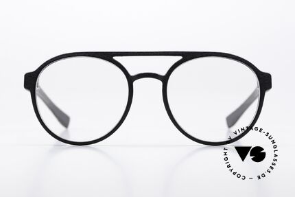 Mykita Mylon Pollux 3D Druck Brillenfassung 2019, rundes Panto-Design, Größe 51-19, Color 301, Passend für Herren und Damen