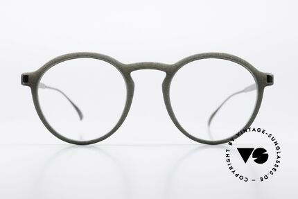 Mykita Mylon Acai Runde Pantobrille Storm Grey, Gr. 48-21, col. 308 Storm Grey/Shiny Graphite, Passend für Herren und Damen