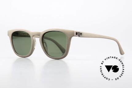 Mykita Mylon Balta 3D Druck Sonnenbrille Panto, frame: Taupe Grey (mit entspiegelten Gläsern), Passend für Herren und Damen