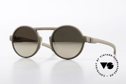 Mykita Mylon Thunder Sonnenbrille Gold Verspiegelt Details