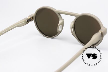 Mykita Mylon Thunder Sonnenbrille Gold Verspiegelt, Qualitäts-Fassung ist auch beliebig verglasbar, Passend für Herren und Damen