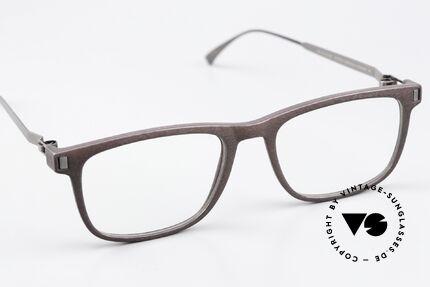 Mykita Mylon Huito Eckige Unisex Brille Braun, ungetragenes Modell von 2016 mit Mykita Etui, Passend für Herren und Damen