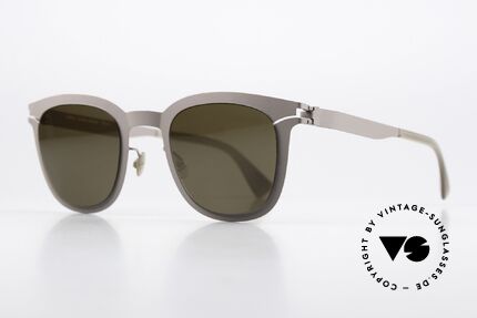 Mykita Gregory Herren Pantodesign 2017, der Color Code 223 ist = Mole Grey Raw Brown Solid, Passend für Herren