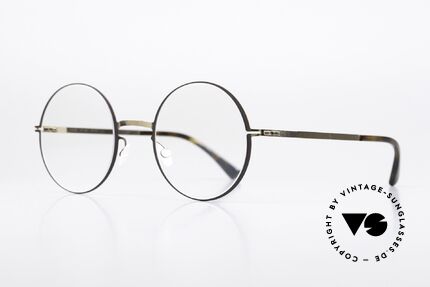 Mykita Vilde Runde Damenbrille Gold Brown, Farbe Champagne Gold/Brown = edles Damenmodell, Passend für Damen